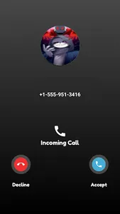 Skeleton Sans- Fake Video Call screenshot 1