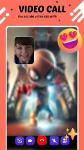 Spider Hero Man Fake Call screenshot 0