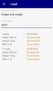 Growth charts India screenshot 5