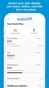 WellBeacon screenshot 2