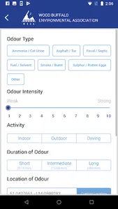 COMP Odour Survey screenshot 2