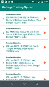 Garbage Tracking System screenshot 1