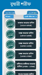 সহীহ বুখারী শরীফ সব খন্ড বাংলা screenshot 22