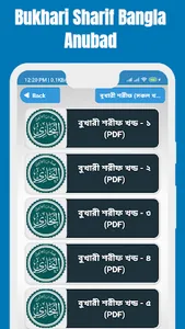 সহীহ বুখারী শরীফ সব খন্ড বাংলা screenshot 4