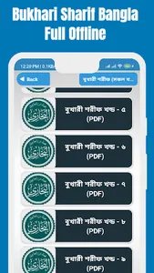 সহীহ বুখারী শরীফ সব খন্ড বাংলা screenshot 5