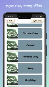 English Essay Writing Offline screenshot 2