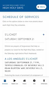 Wilshire Boulevard Temple High screenshot 1