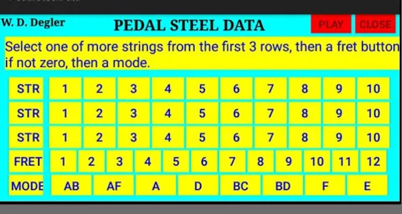 Pedal Steel Data screenshot 3