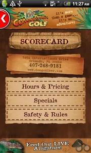 Congo River Golf Scorecard App screenshot 2