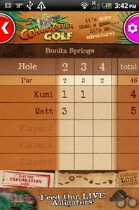 Congo River Golf Scorecard App screenshot 4