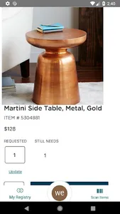 West Elm Registry screenshot 4