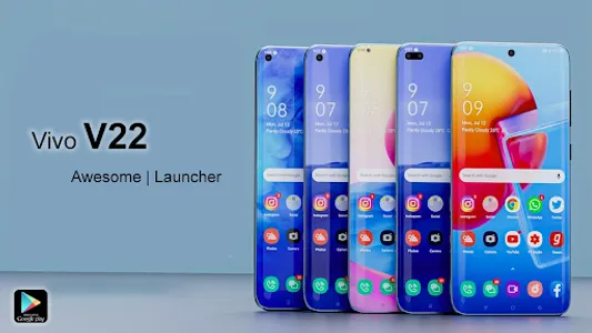 Vivo V22 Launcher & Wallpaper screenshot 7