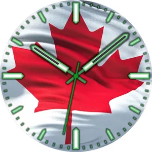 Canada Flag Watch Face screenshot 4