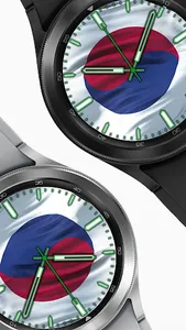 Korea Flag Watch Face screenshot 0