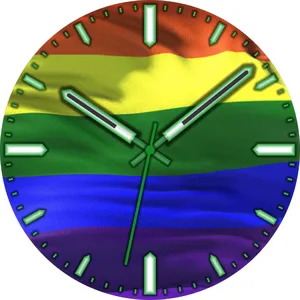 Pride Flag Watch Face screenshot 3