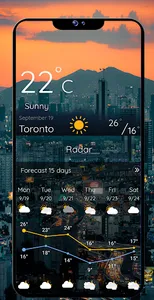 Weather forecast & Radar screenshot 1