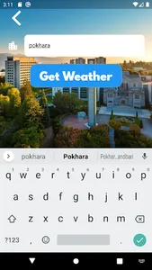 weather app screenshot 1