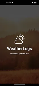 WeatherLogs screenshot 0