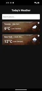 WeatherLogs screenshot 1
