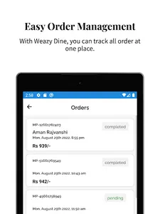 Weazy Dine - Digital QR Menu screenshot 7