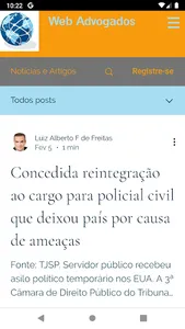 Web Advogados screenshot 2