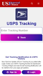 US Parcel Status Tracker screenshot 0