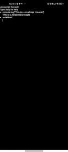 JS Console screenshot 0