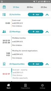webCRM - Sales App screenshot 1
