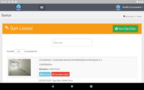 Adalife Gayrimenkul screenshot 12