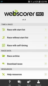 Webscorer Race & Lap Timer screenshot 0