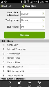 Webscorer Race & Lap Timer screenshot 1