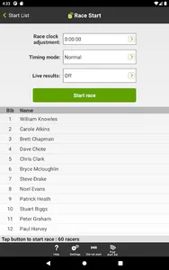 Webscorer Race & Lap Timer screenshot 6
