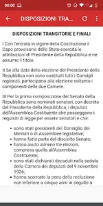 Costituzione della Repubblica  screenshot 3