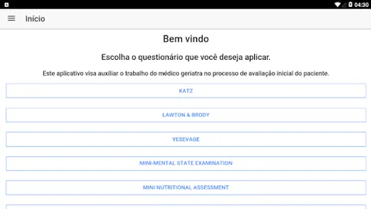 Escalas Geriátricas screenshot 2