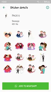 Wedding Stickers - WAStickerAp screenshot 2