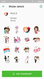 Wedding Stickers - WAStickerAp screenshot 3