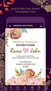 Wedding Invitation Card Maker screenshot 3