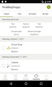 WeddingHappy - Wedding Planner screenshot 2