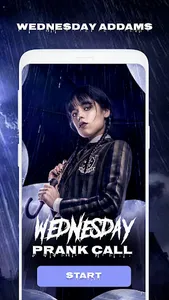 Wednesday Addams Fake Call screenshot 0
