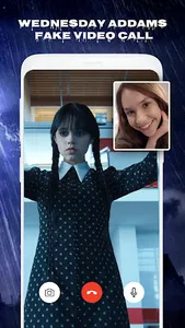 Wednesday Addams Fake Call screenshot 1