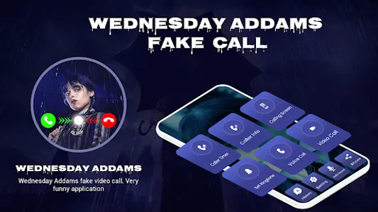 Wednesday Addams Fake Call screenshot 3