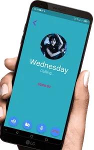 Wednesday 2 Addams Fake Call screenshot 4