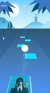 Wednesday Addams Tiles Hop screenshot 1