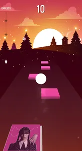 Wednesday Addams Tiles Hop screenshot 2