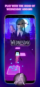 Wednesday Addams - Tiles Hop screenshot 6