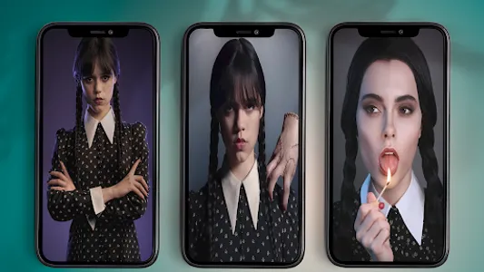 Wednesday Addams Wallpaper 4K screenshot 2