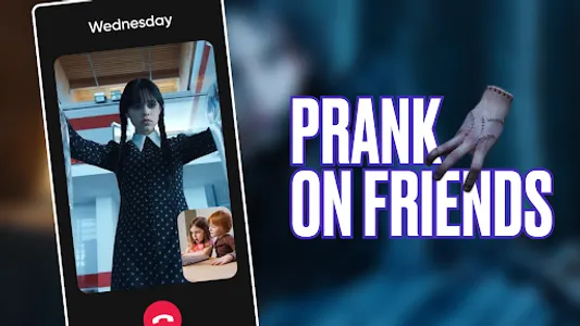 Wednesday 2 Addams Fake Call screenshot 3