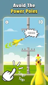 Flappy: Screaming chicken fly screenshot 16