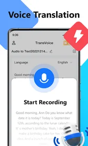 Voice to Text – TransVoice screenshot 0