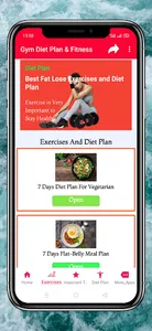 Gym Diet Plan & Fitness - Weig screenshot 9